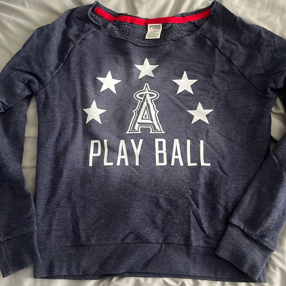 Los Angeles Angels of Anaheim Pink Victoria Secret sweatshirt